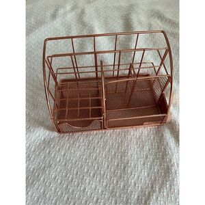 Rose Gold desk caddy